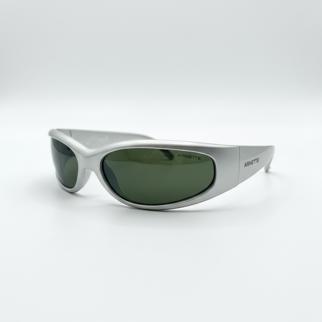 Modelo usando óculos